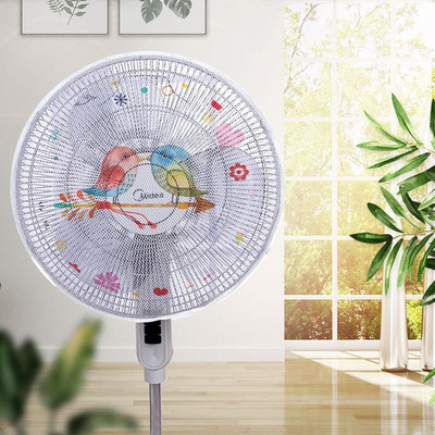 1 buc Capac de praf pentru ventilator electric Protector de siguranță pentru ventilator plasă rotundă de protecție pentru suport pentru degete geantă de depozitare antipraf Accesorii pentru casă