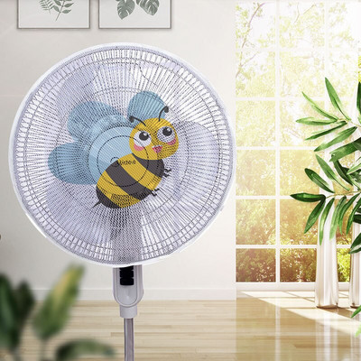 1 buc Capac de praf pentru ventilator electric Protector de siguranță pentru ventilator plasă rotundă de protecție pentru suport pentru degete geantă de depozitare antipraf Accesorii pentru casă