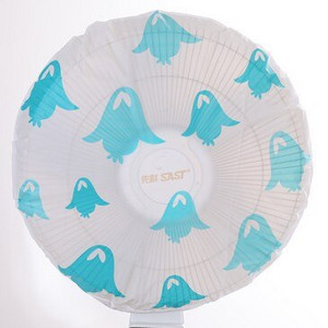 Animacinio filmo sutirštintas EVA spausdinimas Dulkėms atsparus grindų ventiliatoriaus dangtelis Namų ūkis, paprastas ir šviežio rašto elektrinis ventiliatoriaus dangtelis vasarą