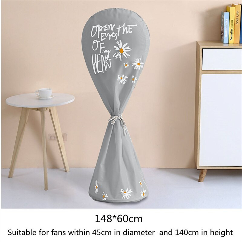 Vysokokvalitný vodotesný a prachotesný univerzálny elektrický ventilátor, kryt proti prachu pre domácnosť, ochranný kryt podlahového ventilátora, stojanový ventilátor