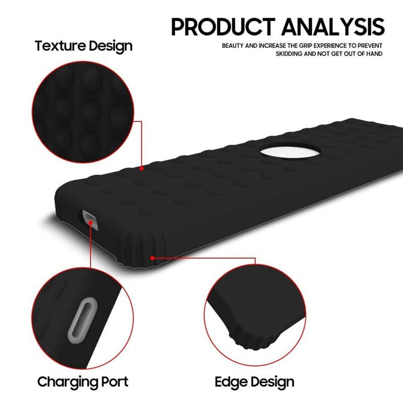 SHGO HOT-Remote Case and TV Box Protective Case for Apple TV 4K 5Th / 4Th - [Protišmykový] Nárazuvzdorný silikónový kryt pre Apple TV