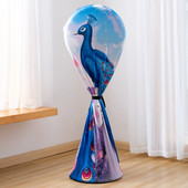 Kryty na ventilátory na podlahu, elektrický prach, domácnosť, okrúhly elastický univerzálny kryt na prach s kreslenými motívmi