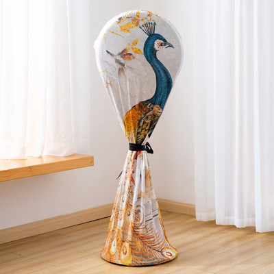 Kryty na ventilátory na podlahu, elektrický prach, domácnosť, okrúhly elastický univerzálny kryt na prach s kreslenými motívmi