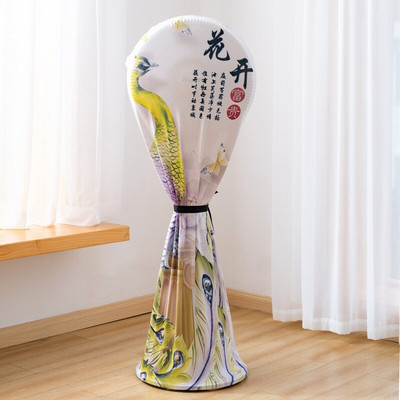 Kryty na ventilátory na podlahu, elektrický prach, domácnosť, okrúhly elastický univerzálny kryt na prach s kreslenými motívmi