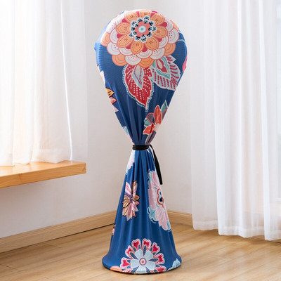 Kryty na ventilátory na podlahu, elektrický prach, domácnosť, okrúhly elastický univerzálny kryt na prach s kreslenými motívmi