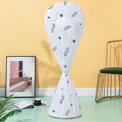 Hrubý vodotesný kryt elektrického ventilátora v kreslenom štýle, stojaci elektrický ventilátor, kryt proti prachu, univerzálny ochranný kryt elektrického ventilátora