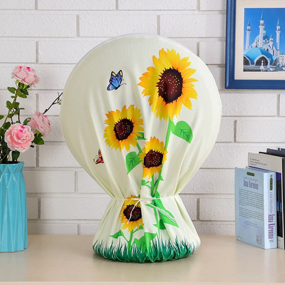 Paprastas ir madingas spausdinimo ventiliatoriaus dangtelis Elektrinis šildymo ventiliatoriaus dangtelis raištelio dizainas Elastingas elastingas rankovės galvutės dangtelis nuo dulkių