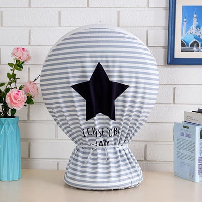 Paprastas ir madingas spausdinimo ventiliatoriaus dangtelis Elektrinis šildymo ventiliatoriaus dangtelis raištelio dizainas Elastingas elastingas rankovės galvutės dangtelis nuo dulkių