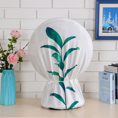 Paprastas ir madingas spausdinimo ventiliatoriaus dangtelis Elektrinis šildymo ventiliatoriaus dangtelis raištelio dizainas Elastingas elastingas rankovės galvutės dangtelis nuo dulkių