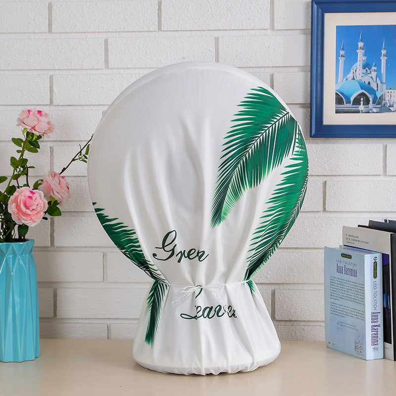 Paprastas ir madingas spausdinimo ventiliatoriaus dangtelis Elektrinis šildymo ventiliatoriaus dangtelis raištelio dizainas Elastingas elastingas rankovės galvutės dangtelis nuo dulkių