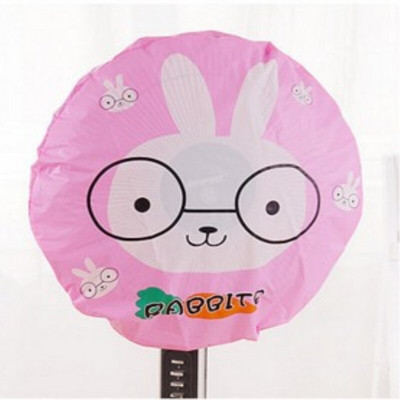 1 buc. Husă de protecție pentru ventilator electric cu desene animate drăguț, husă de protecție împotriva prafului, husă pentru ventilator de siguranță pentru bebeluși, geantă de depozitare, capac de plasă circulară all-inclusive