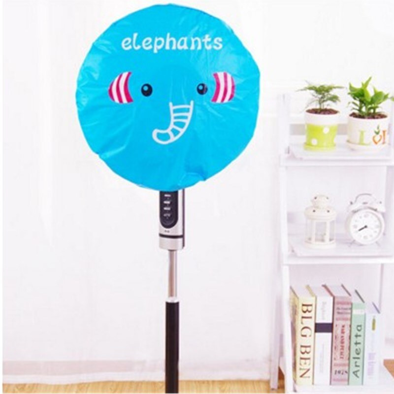 1 buc. Husă de protecție pentru ventilator electric cu desene animate drăguț, husă de protecție împotriva prafului, husă pentru ventilator de siguranță pentru bebeluși, geantă de depozitare, capac de plasă circulară all-inclusive