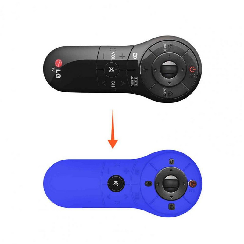 Odolný protišmykový ochranný kryt diaľkového ovládača Smart TV odolný voči opotrebovaniu pre televízory LG MR400G/LA6150/LA6500