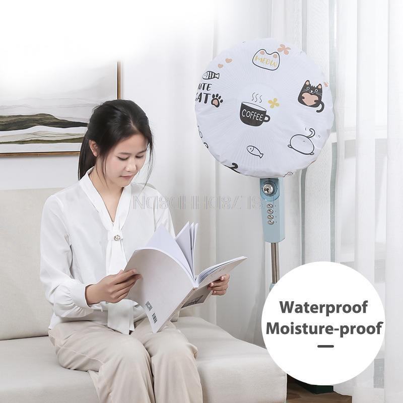 Nový ochranný kryt proti prachu na elektrický ventilátor, bezpečnostný kryt, prachotesné sieťky pre deti, okrúhly kryt proti privretiu, trojrozmerný kryt s plným rozsahom...