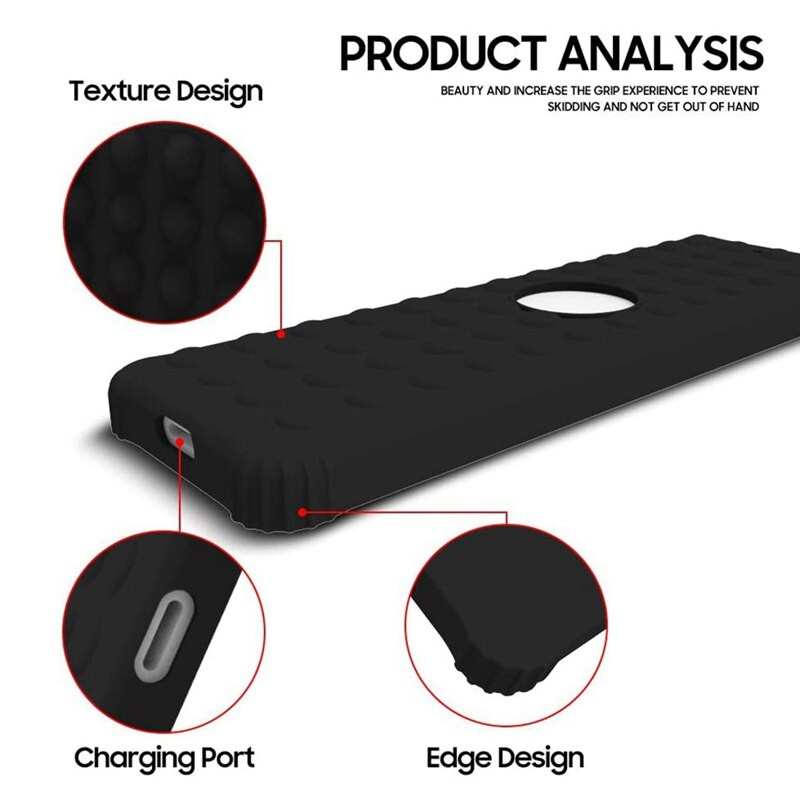 2x puzdro na diaľkový ovládač a ochranný kryt pre TV box pre Apple TV 4K 5. generácie / 4. generácie - [protišmykový] silikónový kryt odolný voči nárazom