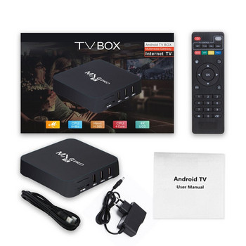 HD Network Player Set-Top Box Android WLAN Ethernet 2.4G WiFi Домашно дистанционно управление Smart Media Player TV Box