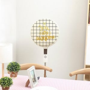 Okrúhly elastický látkový ventilátor Grey Elk, dekoratívny prachotesný kryt, viacfarebný na výber