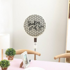 Okrúhly elastický látkový ventilátor Grey Elk, dekoratívny prachotesný kryt, viacfarebný na výber