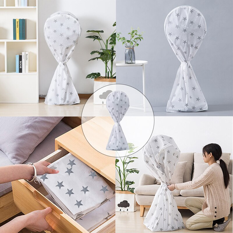 1 ks plne krytý elektrický ventilátor, netkaný prachotesný kryt, kryt na prachové vrecko, podstavec ventilátora, ochranný plášť pre domácnosť