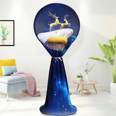 Vodotesný a prachotesný kryt na elektrický ventilátor Kryt podlahového ventilátora pre domácnosť Ochranný kryt Kryt na úložný priestor pre elektrický ventilátor