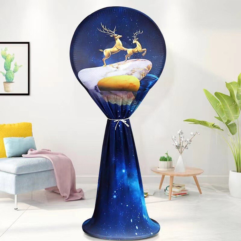 Vodotesný a prachotesný kryt na elektrický ventilátor Kryt podlahového ventilátora pre domácnosť Ochranný kryt Kryt na úložný priestor pre elektrický ventilátor