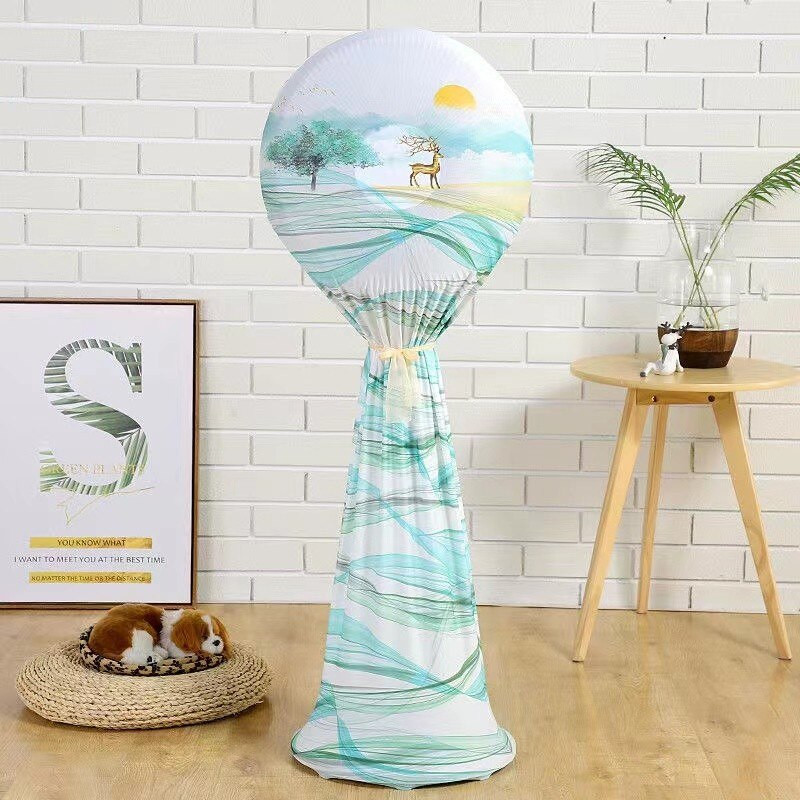 Vodotesný a prachotesný kryt na elektrický ventilátor Kryt podlahového ventilátora pre domácnosť Ochranný kryt Kryt na úložný priestor pre elektrický ventilátor