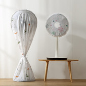 Kryt proti prachu Kompletné balenie Polovičné balenie Univerzálny podlahový kryt na elektrický ventilátor pre domácnosť Okrúhly kryt proti prachu