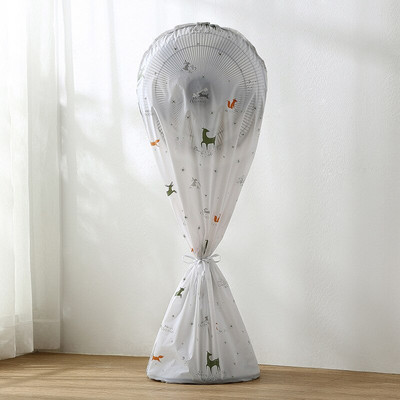 Kryt proti prachu Kompletné balenie Polovičné balenie Univerzálny podlahový kryt na elektrický ventilátor pre domácnosť Okrúhly kryt proti prachu