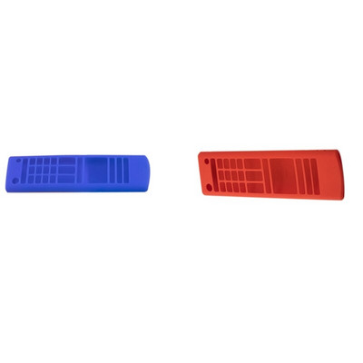 2X silikoonümbris LG Smart TV kaugjuhtimispuldi jaoks AKB75095307 AKB74915305 AKB75675304 põrutuskindel hoidiku kate, sinine ja punane