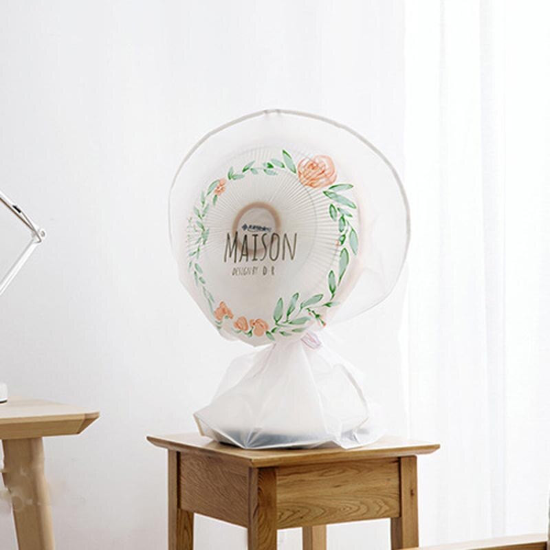 Kryt na elektrický ventilátor M/L, odolný, jednoduchý, potlačený, všestranný ochranný kryt na podlahový ventilátor, vysoko kvalitný, domáci prach