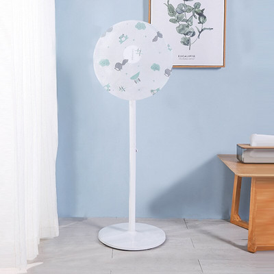 PEVA ventilatora vāks karikatūra Drukāts elektriskā ventilatora putekļu pārsegs uz grīdas stāvošs ventilators ūdensnecaurlaidīgs uzglabāšanas pārsegs statīva ventilatora aizsargvāciņš