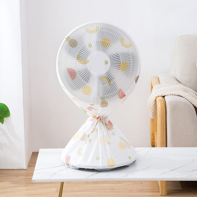 Kryt na ventilátor PEVA od podlahy po strop, kryt na ventilátor, okrúhly kryt na ventilátor do domácnosti, úložný priestor odolný voči vlhkosti