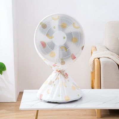 Kryt ventilátora PEVA All-inclusive, priehľadný, dlhý podlahový ventilátor, kryt proti prachu, univerzálny stereo ventilátor, stolový ventilátor, kryt proti prachu, odolný voči vlhkosti