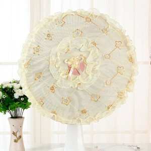 Okrúhly stojan na elektrický ventilátor, prachový kryt, fialový, prachotesný, proti prachu, netkaná textília, detská bezpečnosť, domáci textil