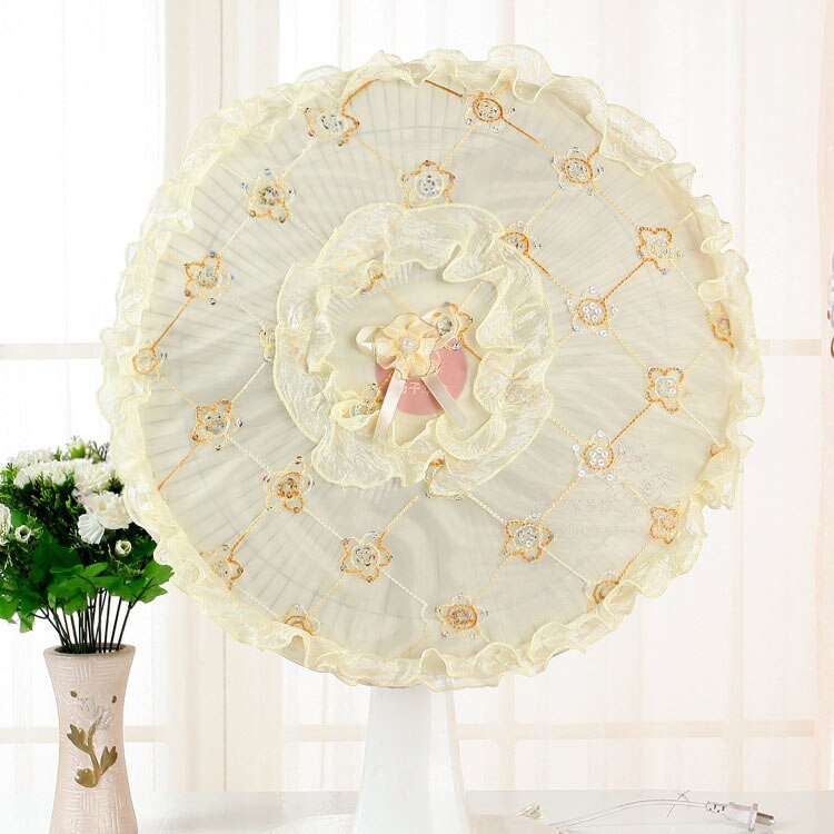 Okrúhly stojan na elektrický ventilátor, prachový kryt, fialový, prachotesný, proti prachu, netkaná textília, detská bezpečnosť, domáci textil