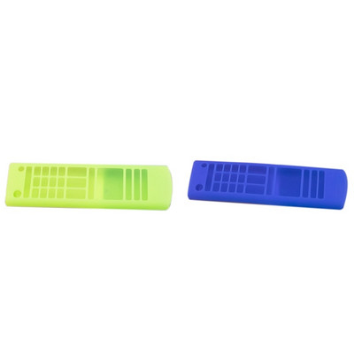 2PCS Калъф за LG Smart TV Дистанционно управление AKB75095307 AKB74915305 AKB75675304 Капак на държача, синьо и светещо зелено