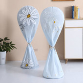 Ventilator electric vertical Husă de protecție rezistentă la praf, model de flori, capac universal pentru ventilator, geantă de depozitare a aparatelor de uz casnic