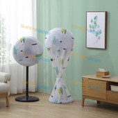 Ochranný kryt okrúhleho ventilátora s geometriou potlače PEVA, bezpečnostná ochrana podlahového ventilátora, vodotesný kryt proti prachu