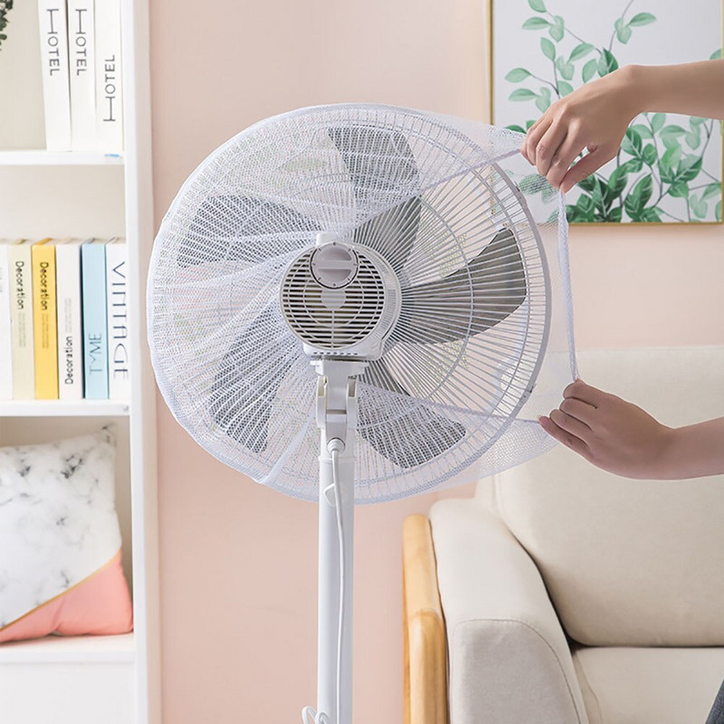 Kreslený elektrický ventilátor, kryt proti prachu, bezpečnostné sieťované siete pre detské prsty, sieťovina, okrúhly podlahový ventilátor, kryt prstov, prachotesný