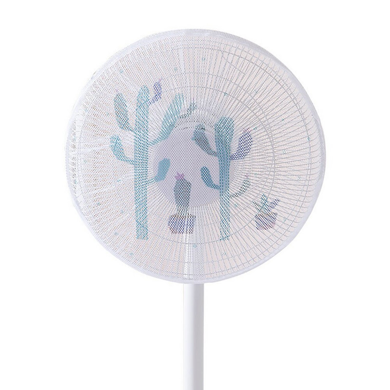 Kreslený elektrický ventilátor, kryt proti prachu, bezpečnostné sieťované siete pre detské prsty, sieťovina, okrúhly podlahový ventilátor, kryt prstov, prachotesný