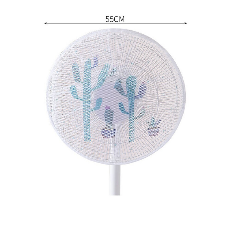 Kreslený elektrický ventilátor, kryt proti prachu, bezpečnostné sieťované siete pre detské prsty, sieťovina, okrúhly podlahový ventilátor, kryt prstov, prachotesný