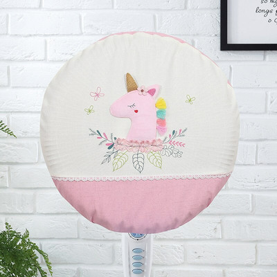 Ochranný kryt na elektrický ventilátor, kryt proti prachu, bez zápachu, odolný voči vlhkosti, kreslený vzor, menej ako 48 cm, kryt ventilátora, bytová dekorácia