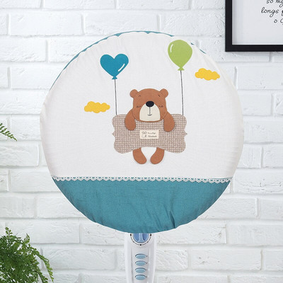 Ochranný kryt na elektrický ventilátor, kryt proti prachu, bez zápachu, odolný voči vlhkosti, kreslený vzor, menej ako 48 cm, kryt ventilátora, bytová dekorácia