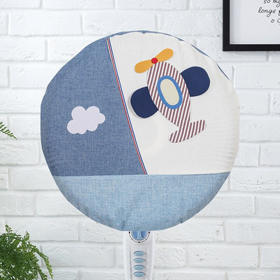 Ochranný kryt na elektrický ventilátor, kryt proti prachu, bez zápachu, odolný voči vlhkosti, kreslený vzor, menej ako 48 cm, kryt ventilátora, bytová dekorácia
