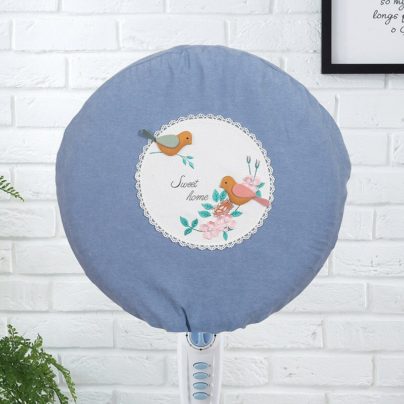 Ochranný kryt na elektrický ventilátor, kryt proti prachu, bez zápachu, odolný voči vlhkosti, kreslený vzor, menej ako 48 cm, kryt ventilátora, bytová dekorácia