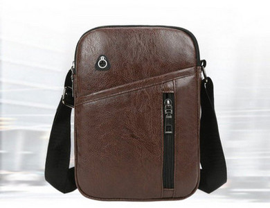 Pánska taška z eko kože so zipsom