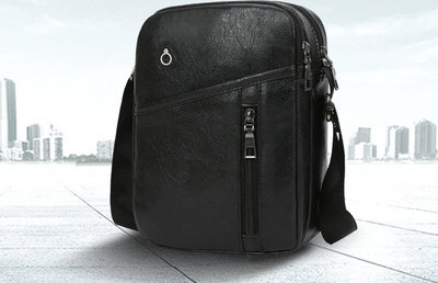 Pánska taška z eko kože so zipsom