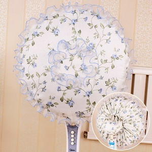 dia45cm podni stalak set navlaka za električni ventilator čipkana cvjetna navlaka otporna na prašinu za uređenje doma s električnim ventilatorom