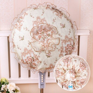 dia45cm podni stalak set navlaka za električni ventilator čipkana cvjetna navlaka otporna na prašinu za uređenje doma s električnim ventilatorom