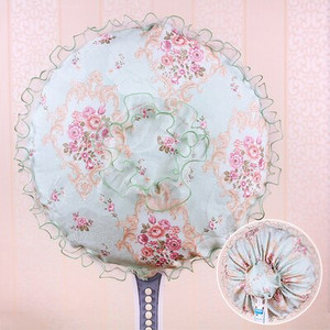 dia45cm podni stalak set navlaka za električni ventilator čipkana cvjetna navlaka otporna na prašinu za uređenje doma s električnim ventilatorom